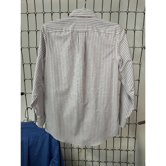 Two Chaps and Stafford Mens Classic Fit Wrinkle-Free Broadcloth Dress Shirts 15 - Picture 9 of 16